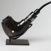 E-Pfeife LUNA, cordovan