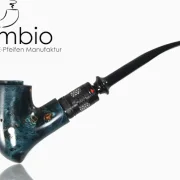 Fantasy E-Pfeife Qildor Ocean No28 im Gandalf-Design, AA-Pappel-Maserholz, Hybrid-Wood, feingeschliffen, Premium-Finish.