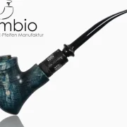 Fantasy E-Pfeife Qildor Ocean No29 im Gandalf-Design, A-Pappel-Maserholz, Hybrid-Wood, feingeschliffen, Premium-Finish.