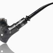 Fantasy E-Pfeife Qildor Black No17AA im Gandalf-Design, AA-Pappel-Maserholz, Hybrid-Wood, feingeschliffen, Premium-Finish.
