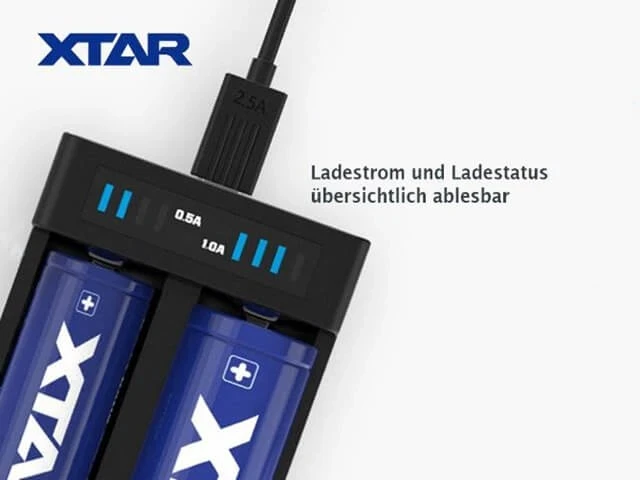 Ladegerät Xtar MC2 Plus (USB)