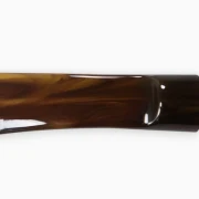 Pfeifenmundstueck Butterscotch, Sattelform, gebogen