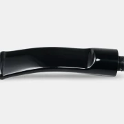 Pfeifenmundstueck Sattelform, Farbe Schwarz, 510 Steckanschluss