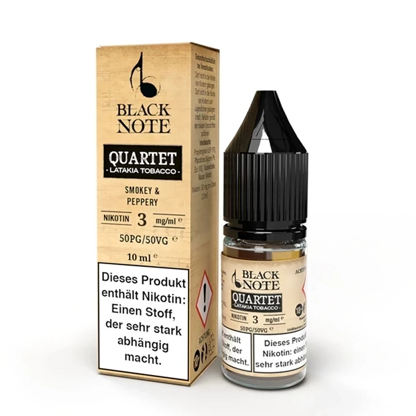 Quartet V2 (Black Note), 10 ml, 3mg Nik.